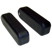 UCA82347   Arm Rest Pair---Optional---Black Rubber on Steel